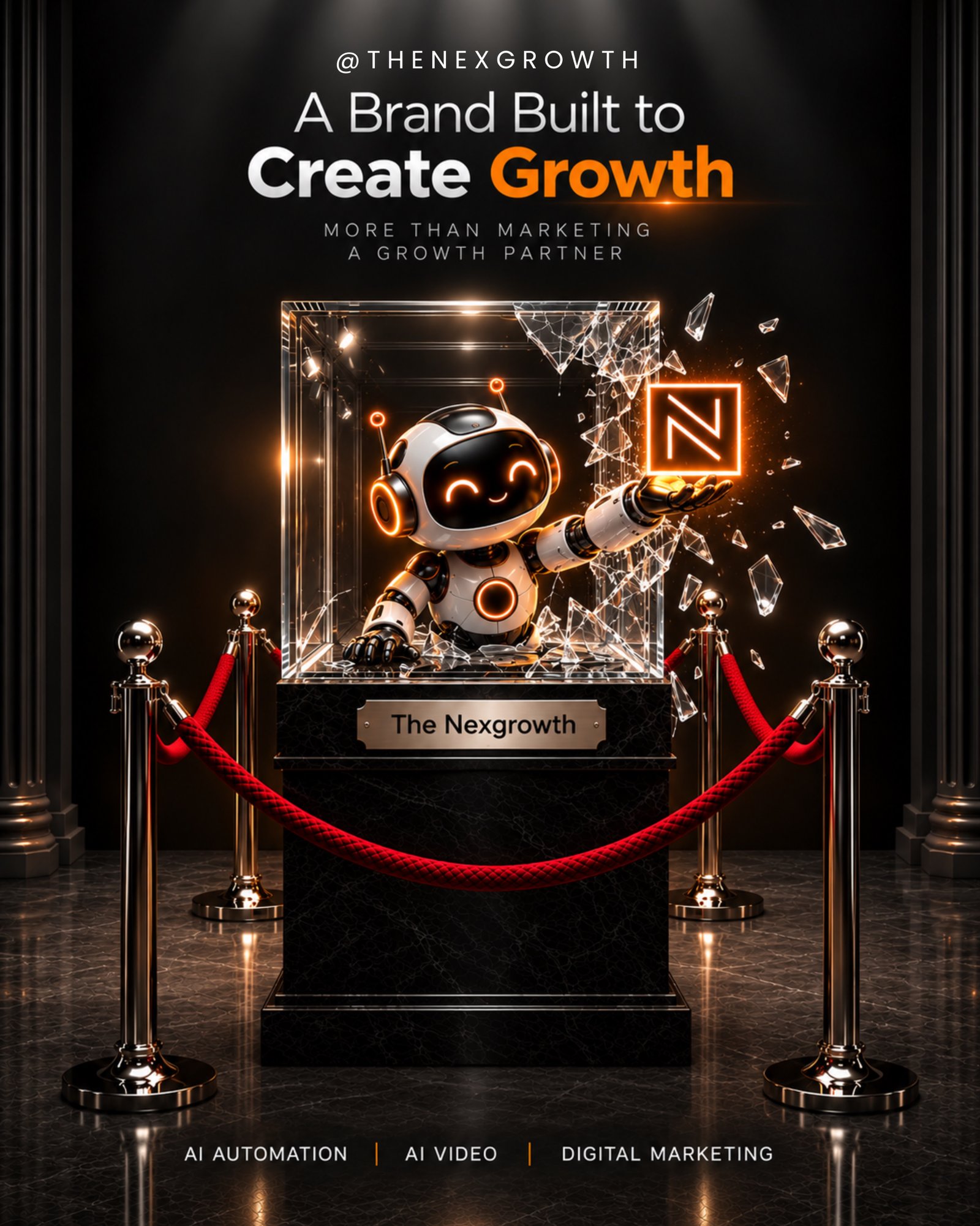 Some brands play safe. We break the glass. 🧨
AI Automation. AI Video. Digital Marketing. This is NexGrowth, more than marketing, a growth partner.
#newpost😍 #aiautomation #aimarketing #digitalmarketingagency #growthpartner
(AI automation agency, AI video production, digital marketing agency, growth partner, AI marketing agency, brand growth strategy, automation for business, AI content creation, marketing automation tools, best AI marketing agency, AI powered marketing, business growth agency, content automation)
